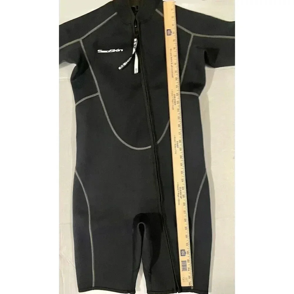 Sea Skin‎ Wetsuit Unisex Black Neoprene Size Adult Medium New Without Tags